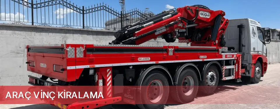 Araç İlçemi Vinç Kiralama